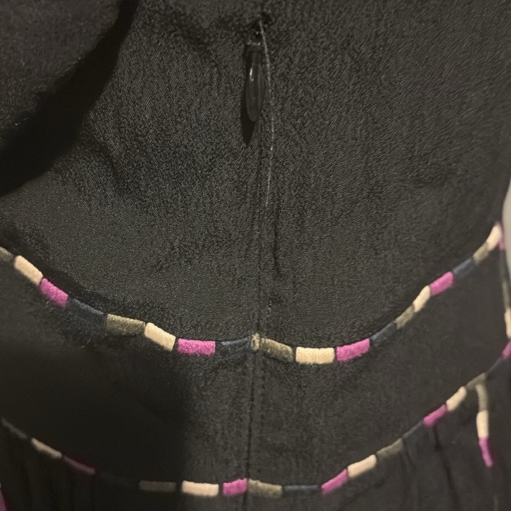 BA&SH Dress with embroidery Teresa | black - Picture 5 of 6